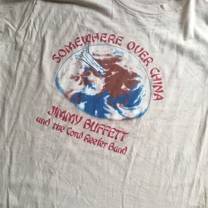 Vintage Jimmy Buffett Tee- Somewhere over China